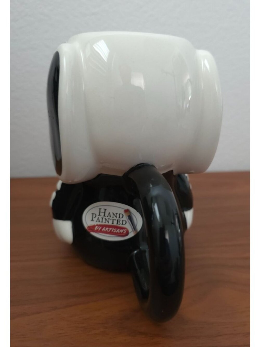Peanuts SNOOPY Skeleton Hand Painted Ceramic 20oz Mug Collectible by Zrike - Picture 4 of 6